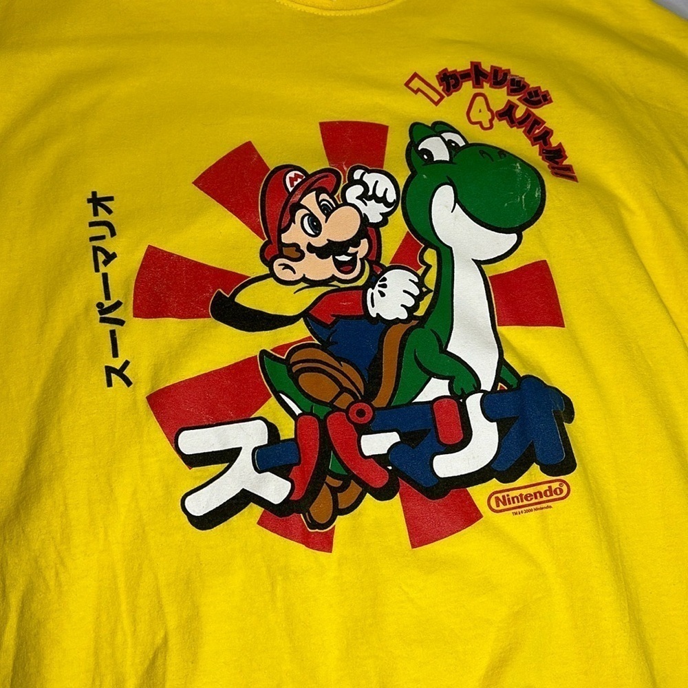 Super Mario FOTL Tag Nintendo Trademark 2009 Tee